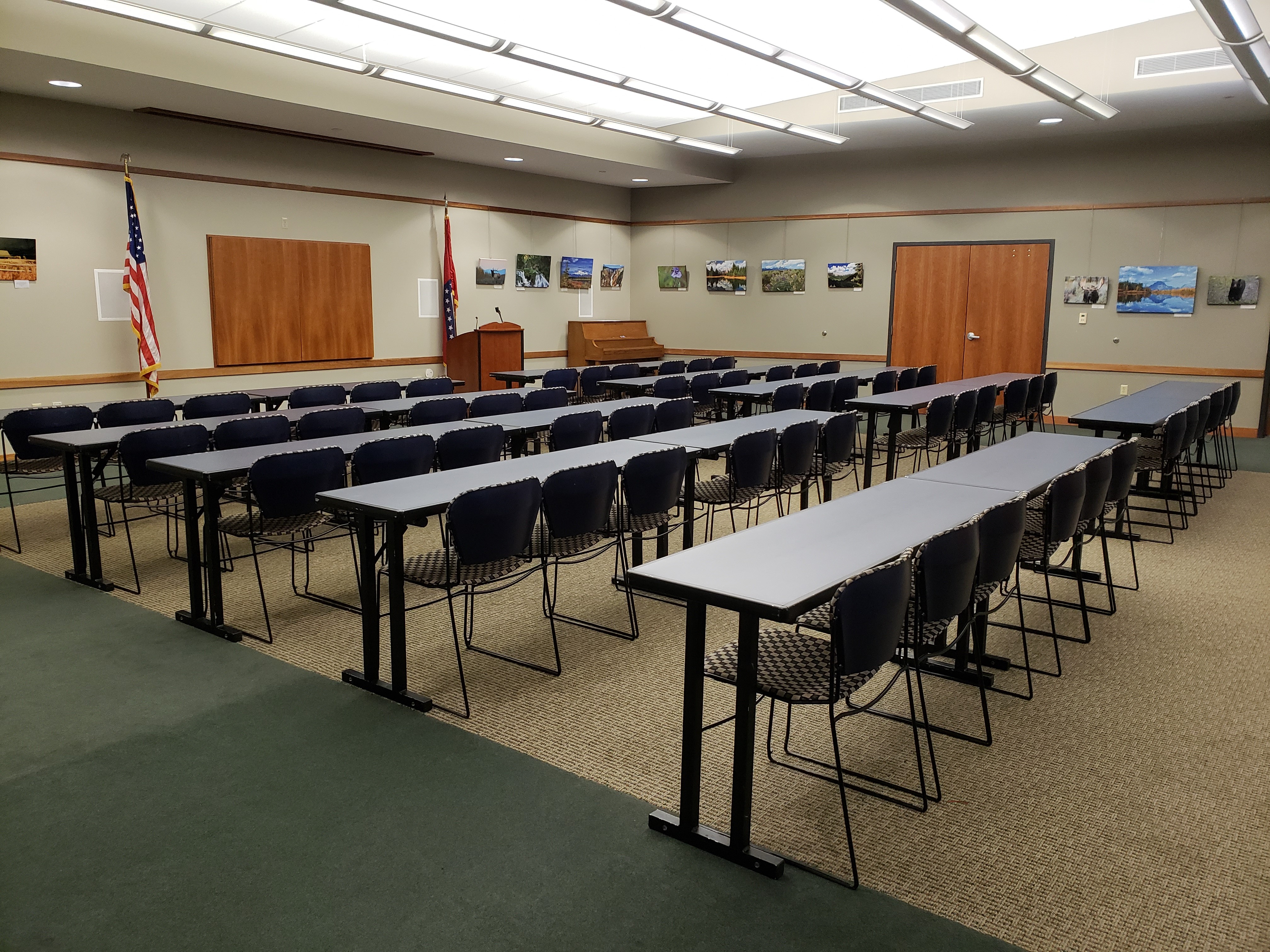 Main Library Meeting Room interior photo