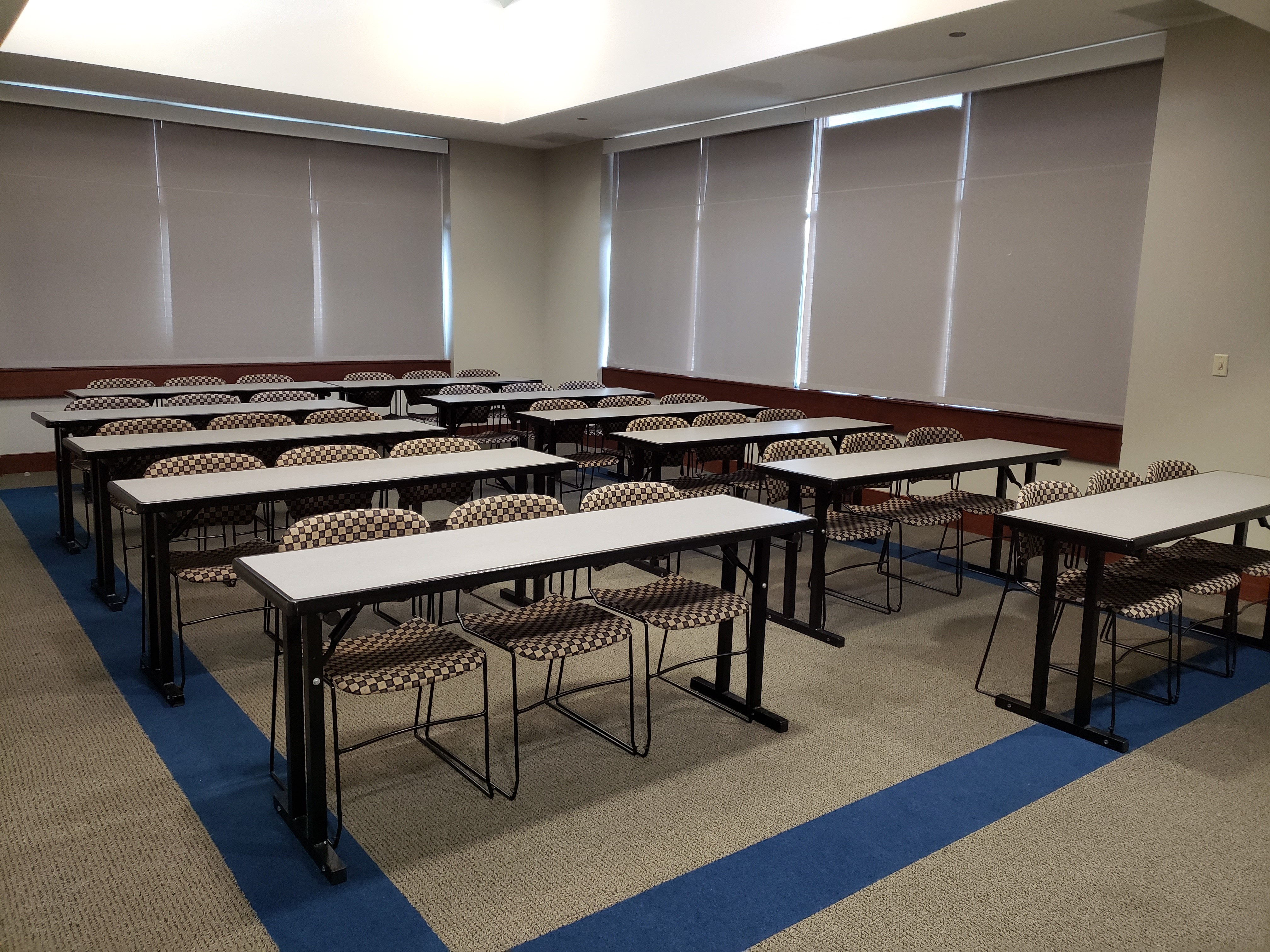 Windsor Branch Community Room using a classroom setup