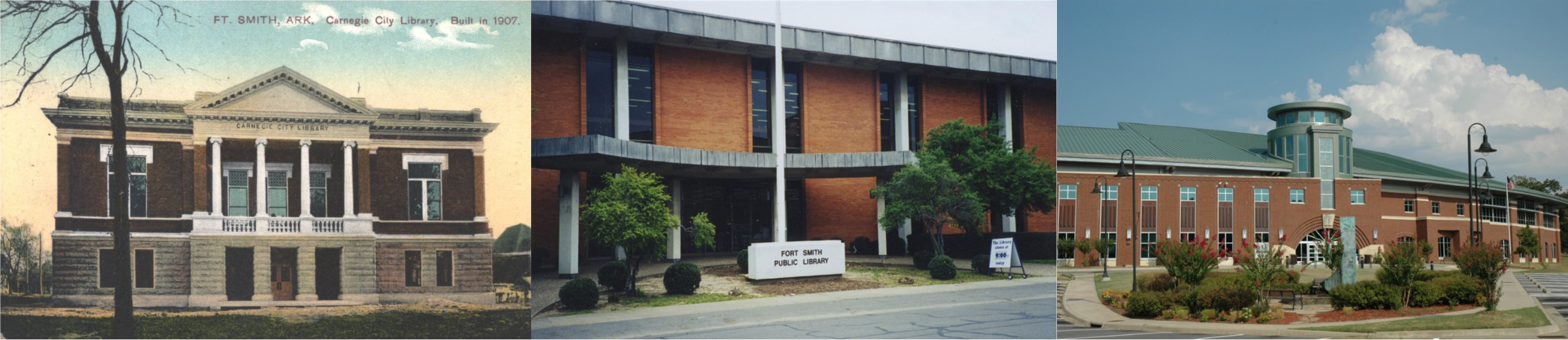 Various Stages of the Fort Smith Public Library Various Stages of the Fort Smith Public Library