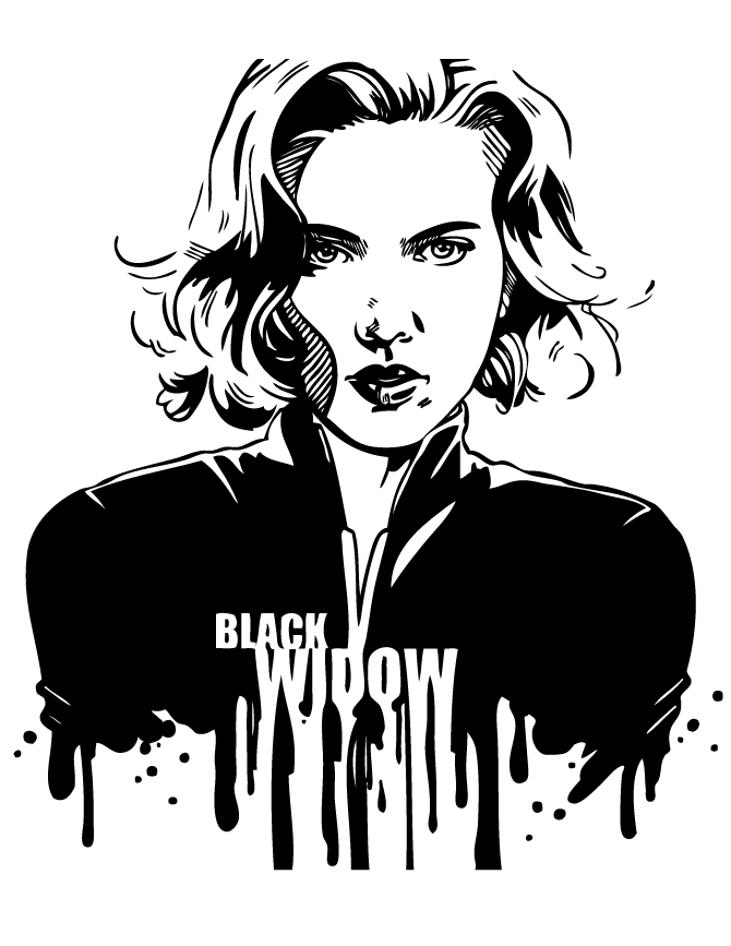 Black Widow Art