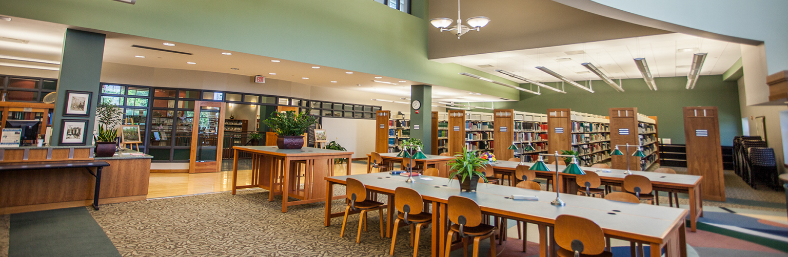 Interior of library