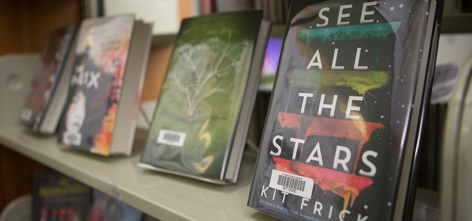 Teens books on the shelf