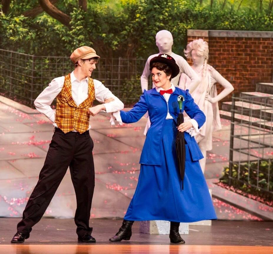 Photo of Gabrielle Gore performing as Mary Poppins