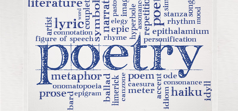 Poetry word cloud