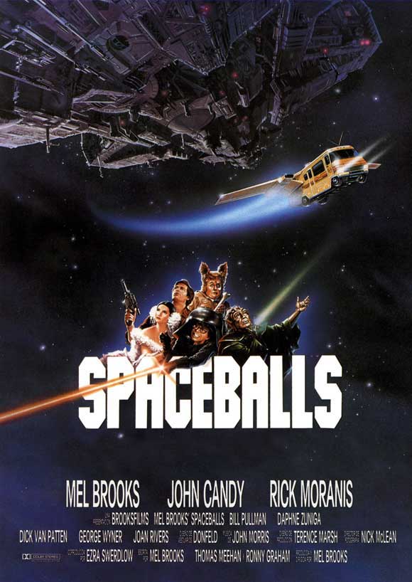Spaceballs movie poster from 1987. 