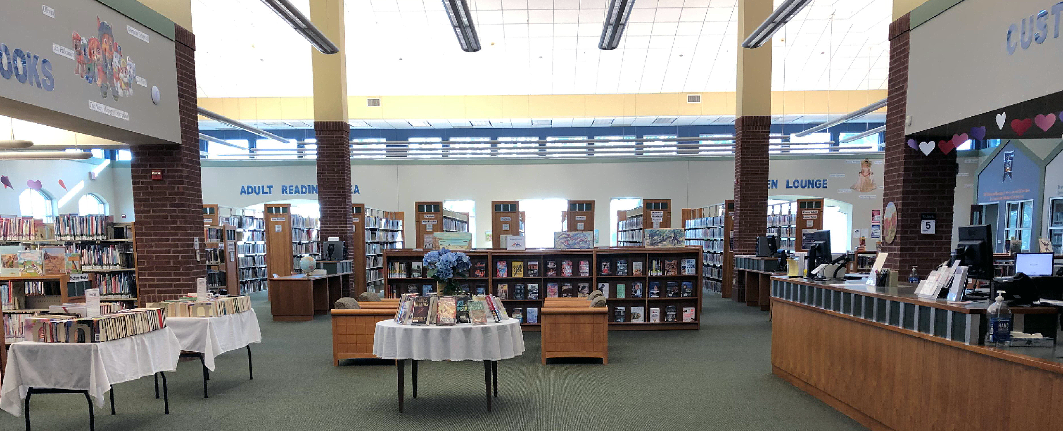 interior view of the Dallas Street Branch