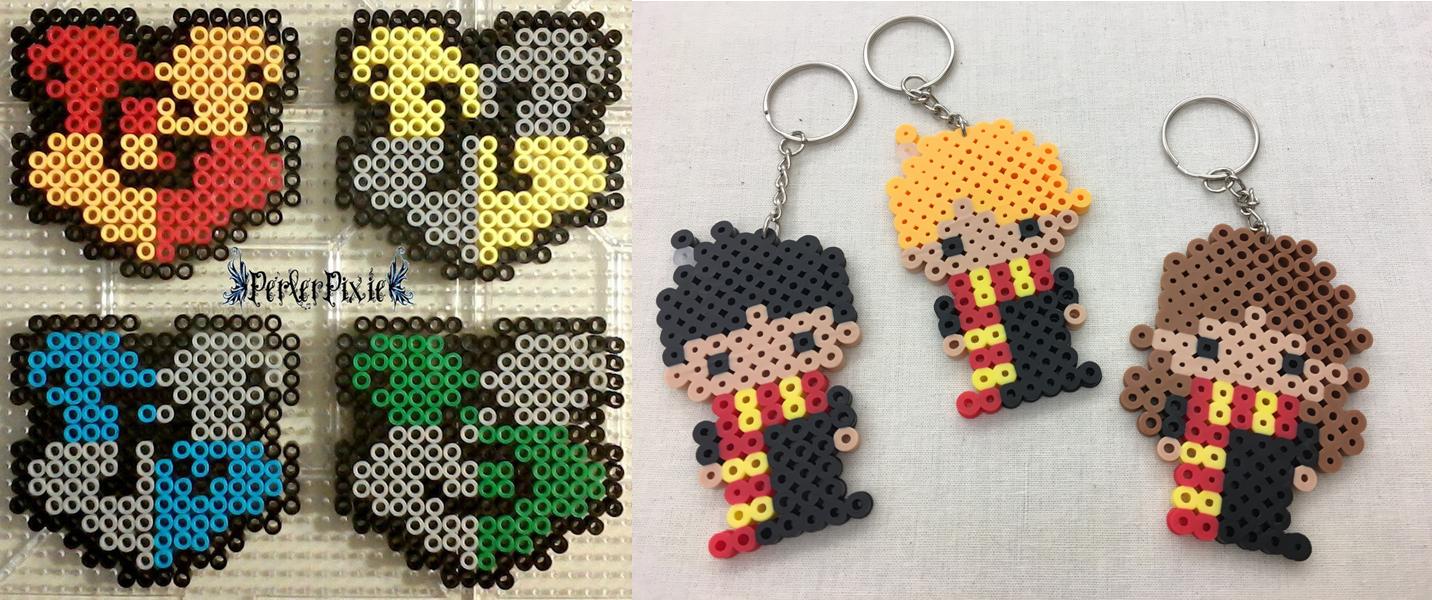 Harry Potter magnets and key chains