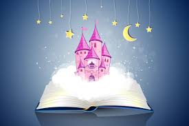 Fairy Tale Castle on open book