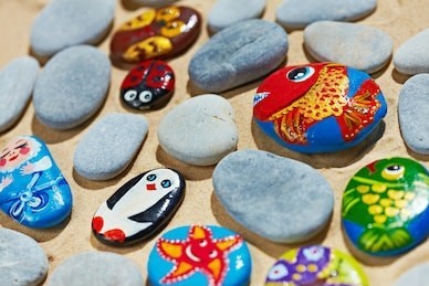 Painted rocks