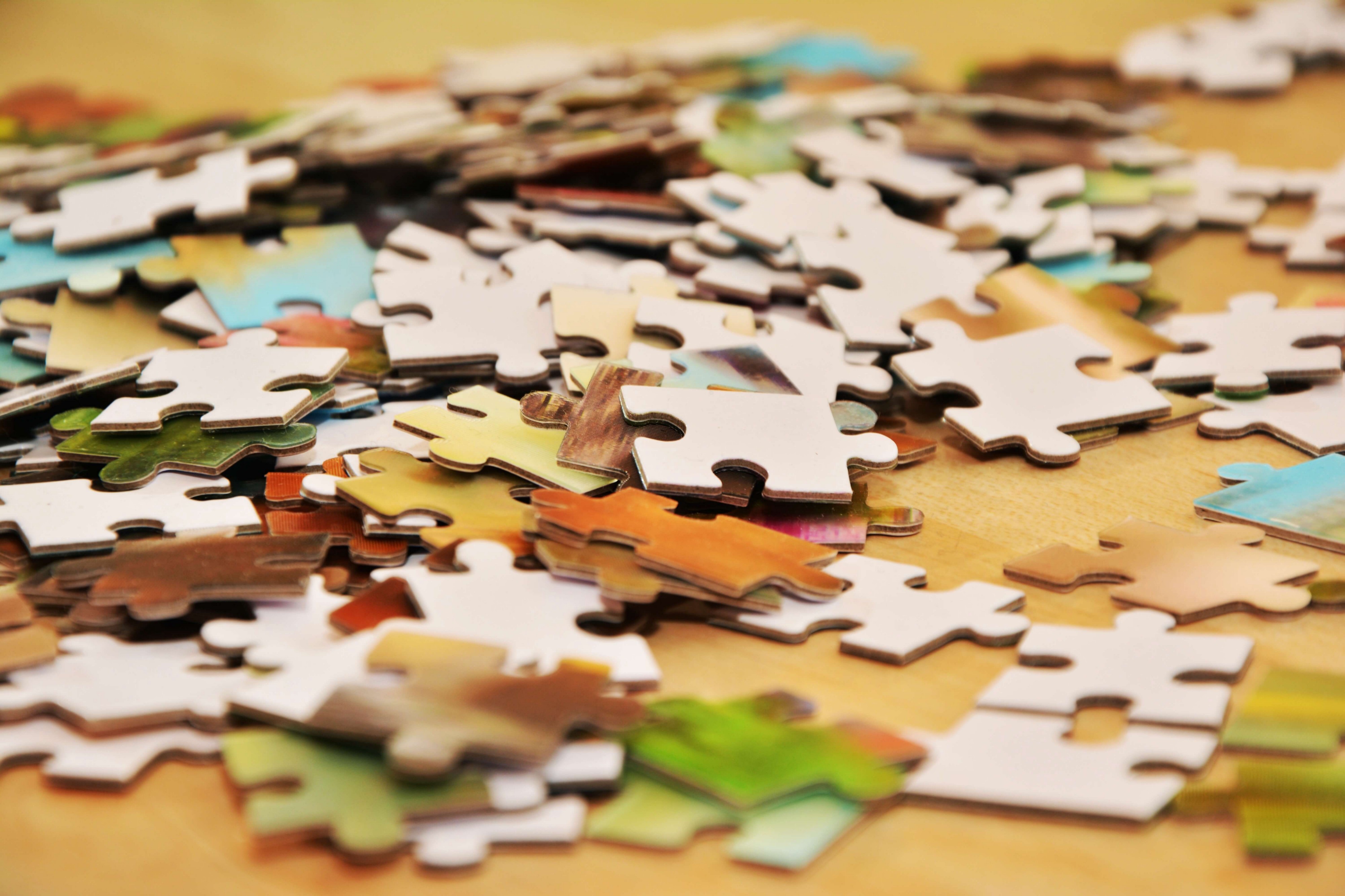 Jigsaw puzzle pieces