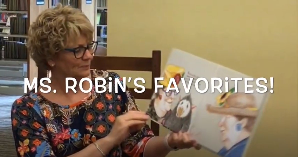 Ms. Robin reading one of her "favorites"