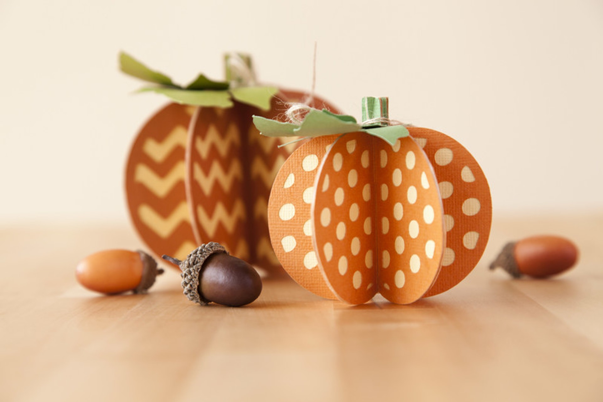 3-D Pumpkin Patch Craft