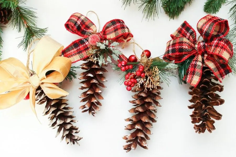 pinecone ornaments