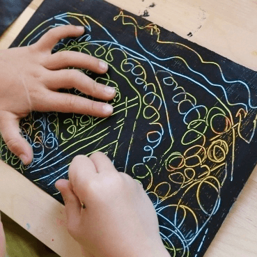 scratch-off art