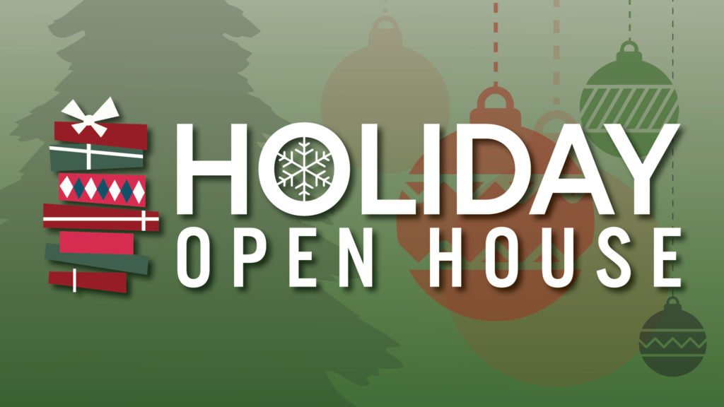Holiday Open House poster