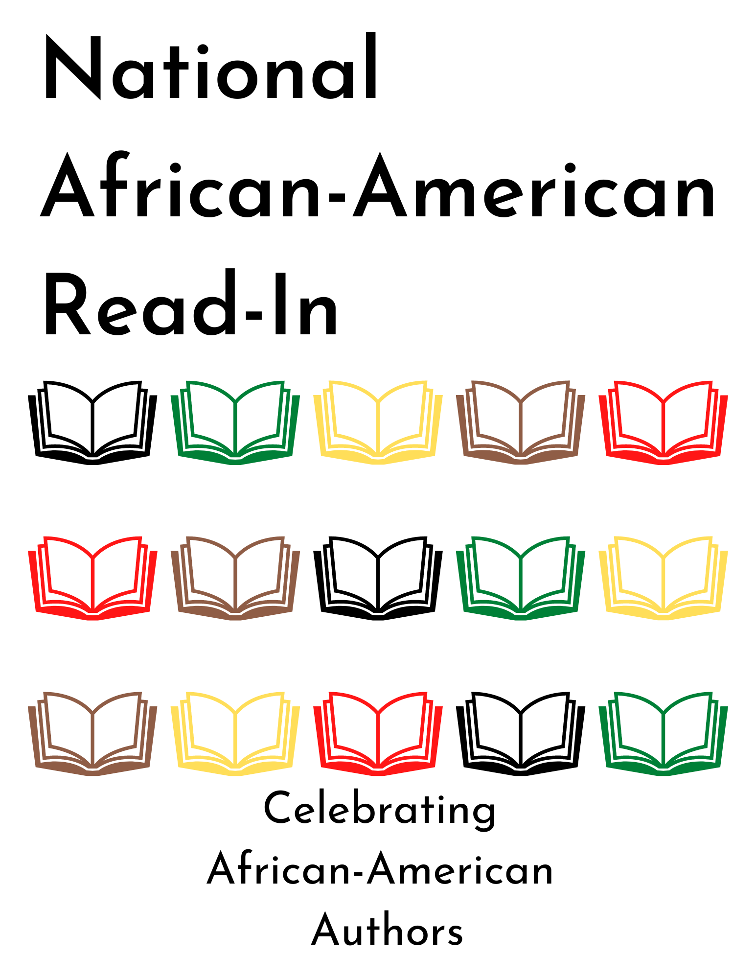 books and "National African-American Read-In"