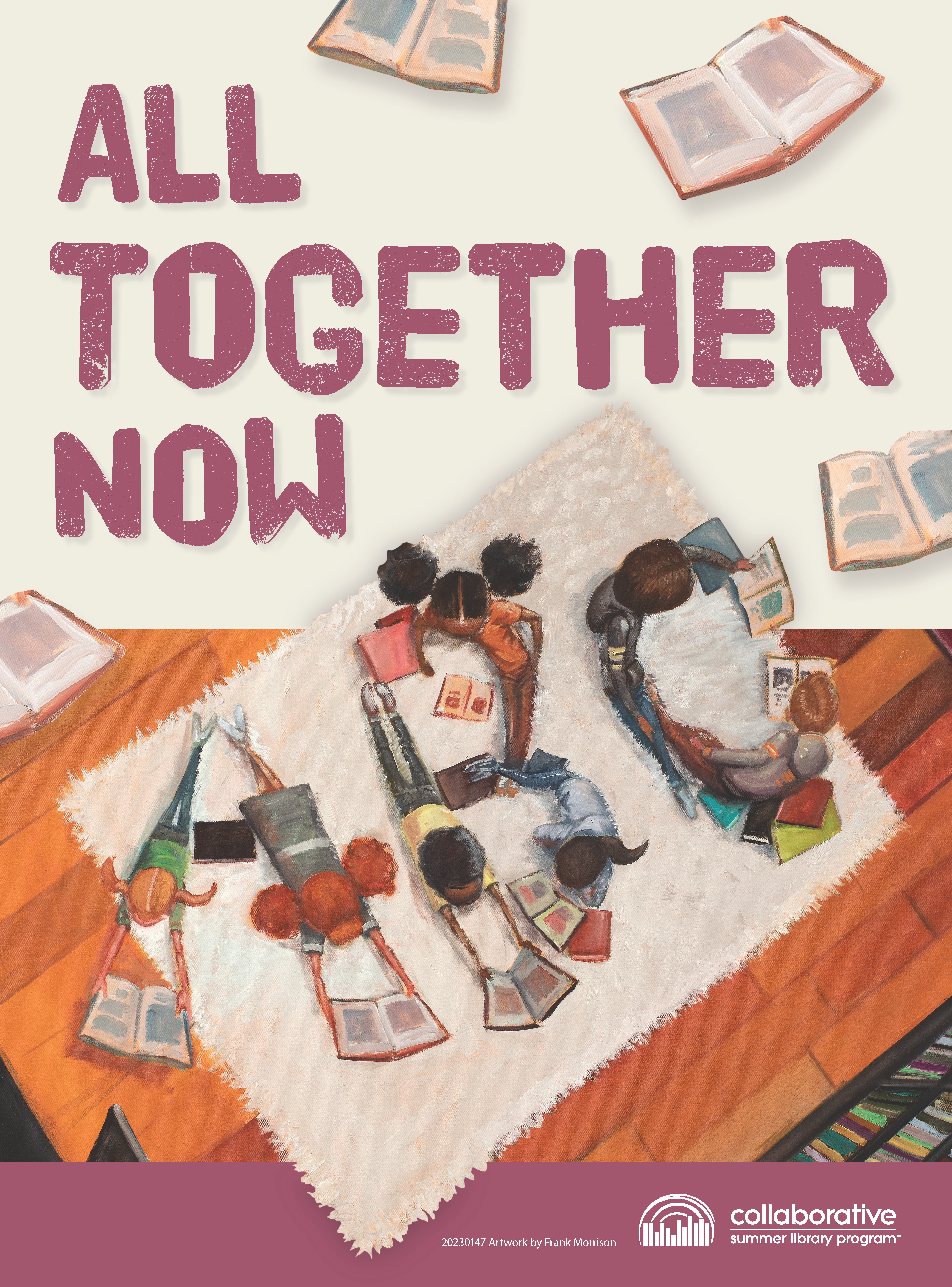 All Together Now summer reading program poster