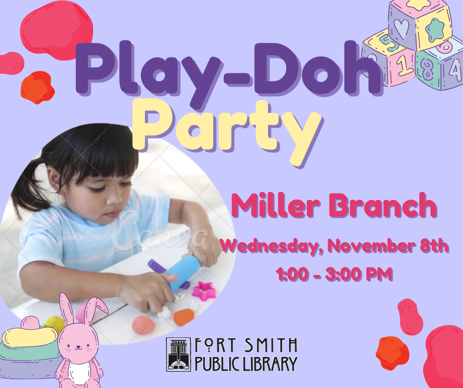 Play-Doh Party at the library