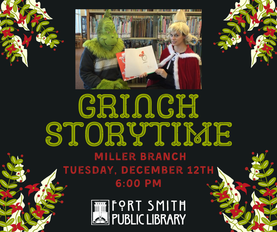 storytime with the Grinch and Cindy Lou Who