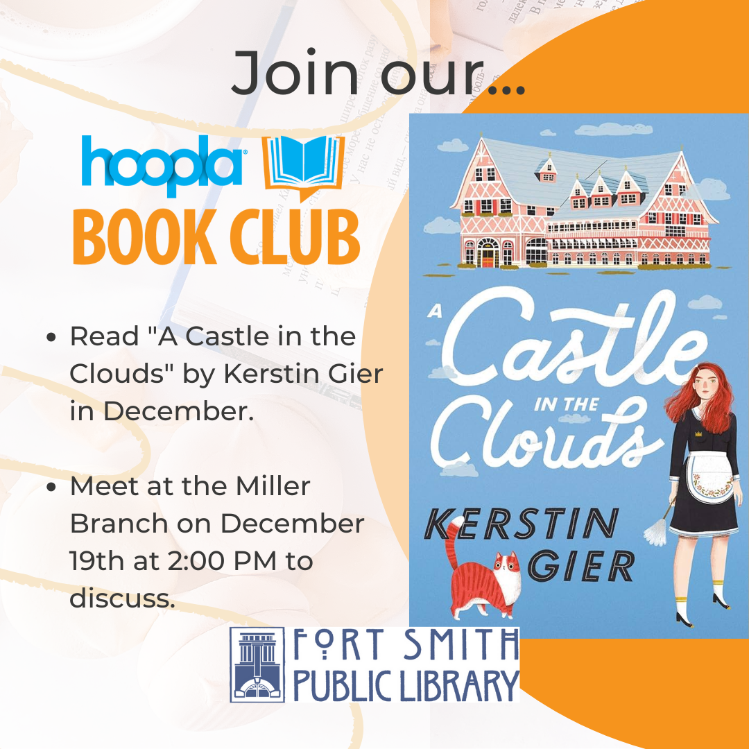 Hoopla Book Club, "A Castle in the Clouds" by Kerstin Gier