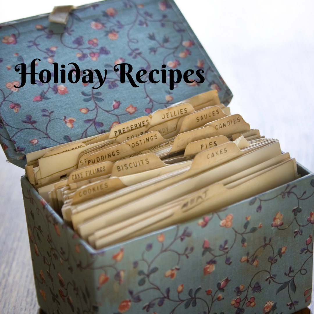 recipe box with old recipes