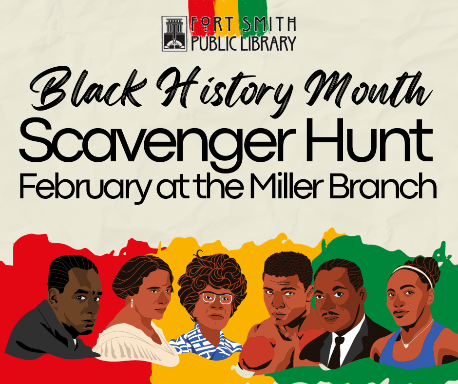 Black History Month Scavenger Hunt Poster