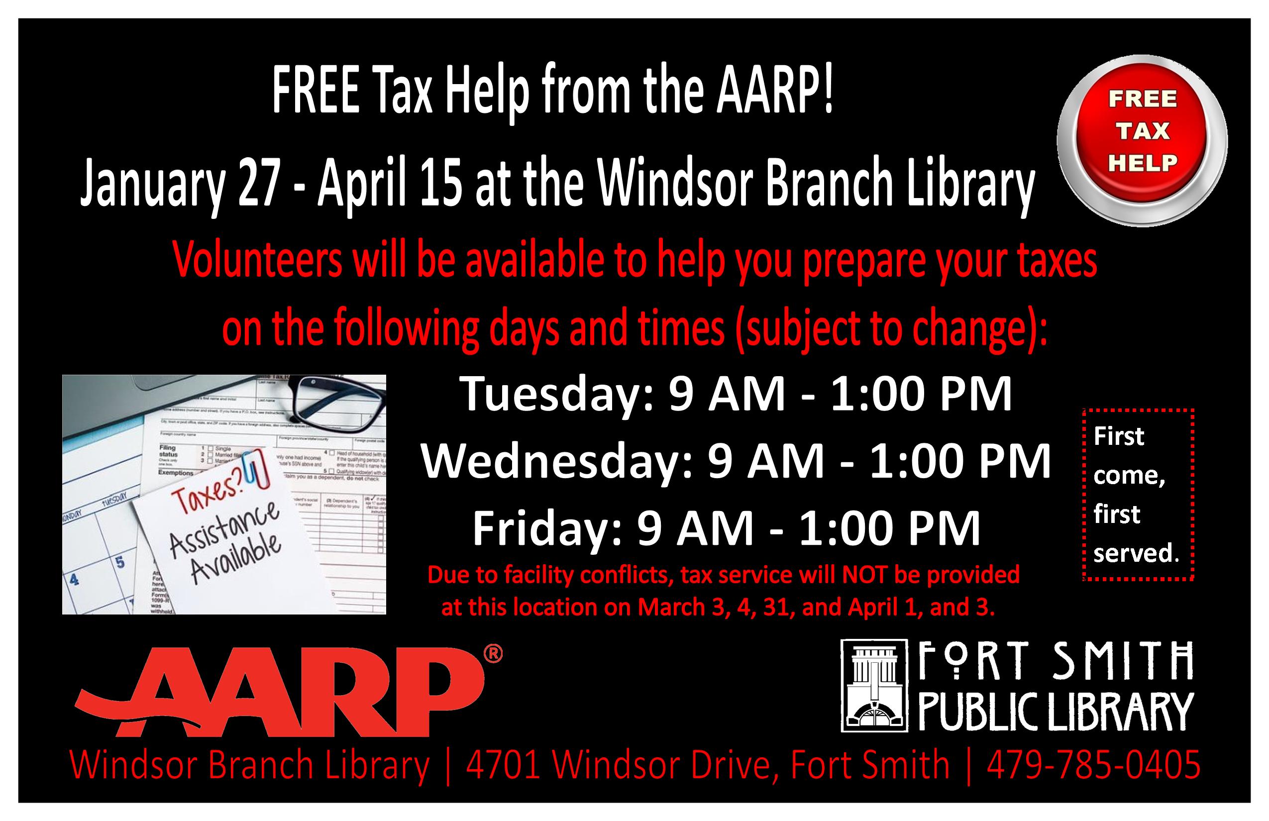 Free Tax Help from the AARP