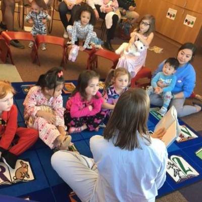 Children at storytime.