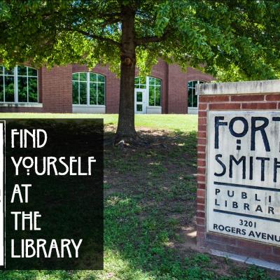 photo of sign in front of main library