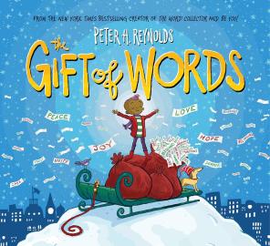 Cover image for The Gift of Words (a Holiday Picture Book)
