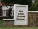 Fort Smith National Cemetery sign