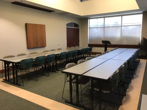 Dallas Street Branch community Room interior photo