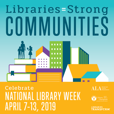 National Library Week 2019 info banner
