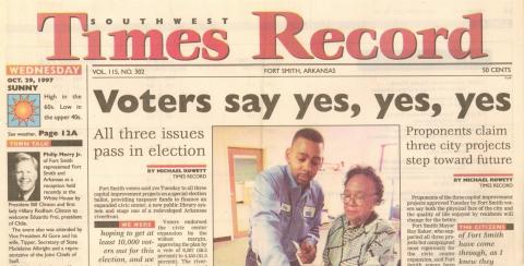 Times Record headline Times Record headline