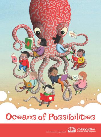 Oceans of Possibilities early literacy poster