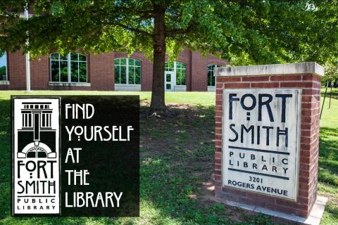 photo of sign in front of main library