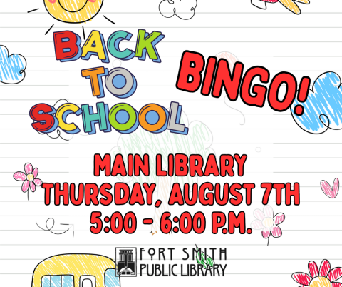 Back to School Bingo for Books