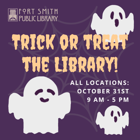 trick or treat the Fort Smith Library