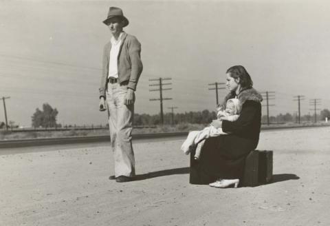 NYPL Photo Traveling Family