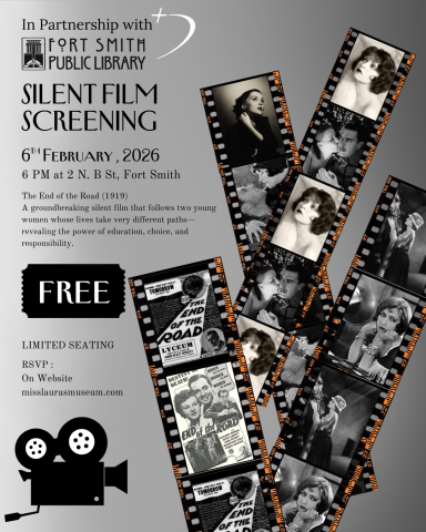 promotional poster for 'The End of the Road' silent film