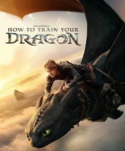 movie poster of the 2025 movie How to Train Your Dragon