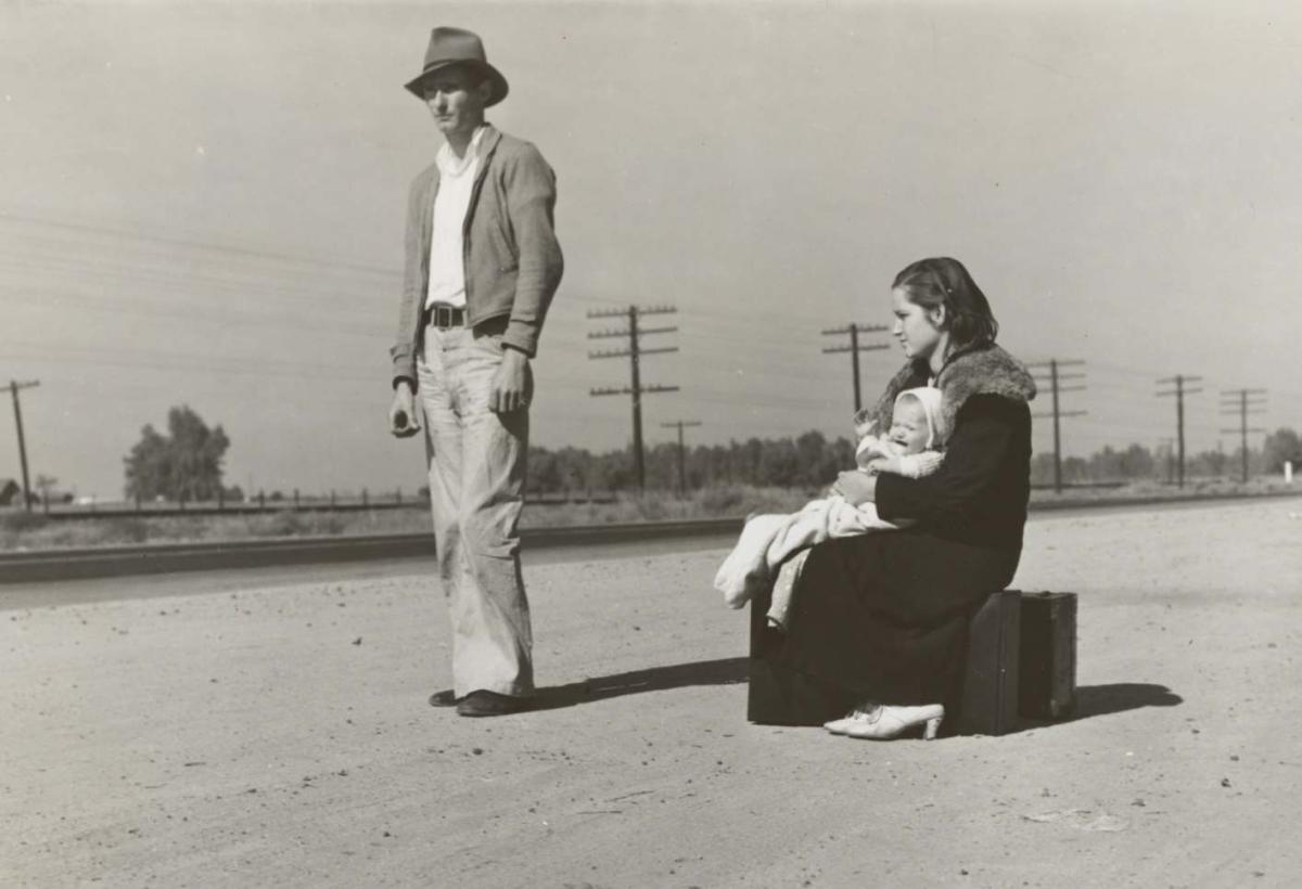 NYPL Photo Traveling Family