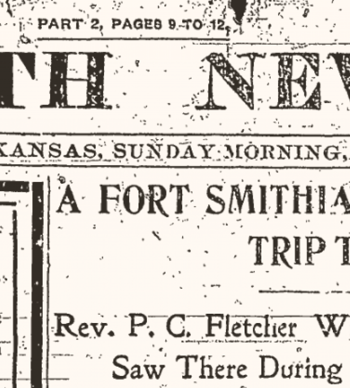 Digitized newspaper scan