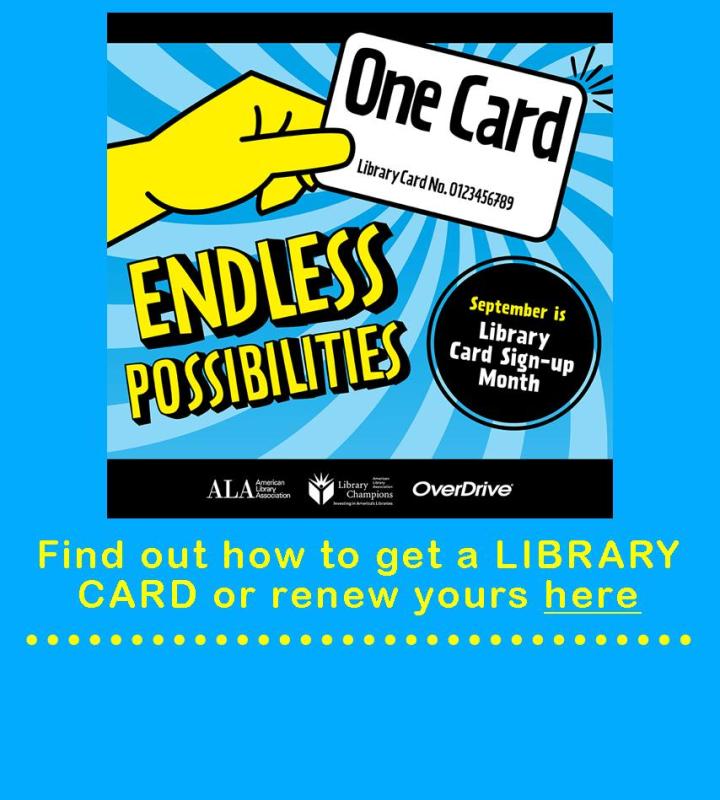 Library Card Sign-Up Month