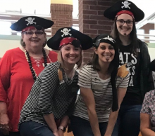 Miller Branch pirates at a pirate program